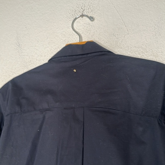 NWT Cuyana Poplin Oversized Shirt Black Size Large Minimalist Corpcore Capsule - Picture 7 of 7